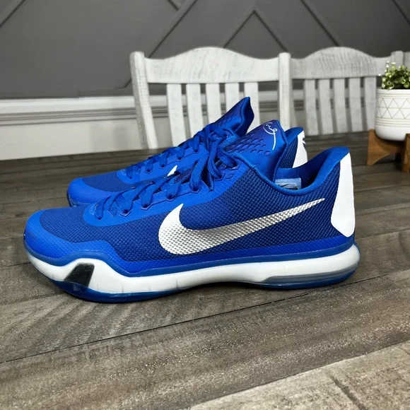 Nike Kobe 10 X Game Royal Duke Sneakers Sz 12.5 - Picture 2 of 5